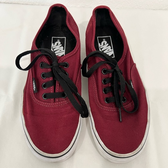 Vans Other - Vans Off The Wall burgundy shoes US Men’s sz 6/ Women’s sz 7.5